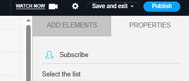 GetResponse publish button for activating and launching completed email automation sequences